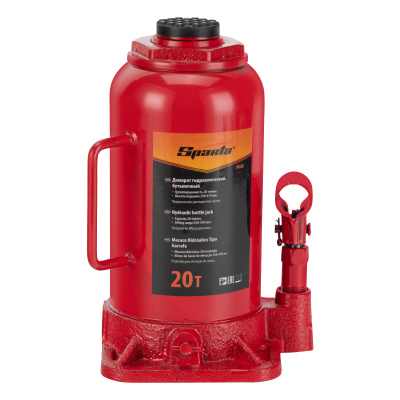 Домкрат гидравлический бутылочный, 20 т, h подъема 250-470 мм Sparta купить в Москве с доставкой по всей России | ProtosMarket.ru