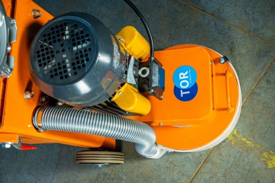 Машина для шлифования полов 4 кВт, 220 В TOR GM330VC с пылесосом по ценам производителя в Москве с доставкой по всей России