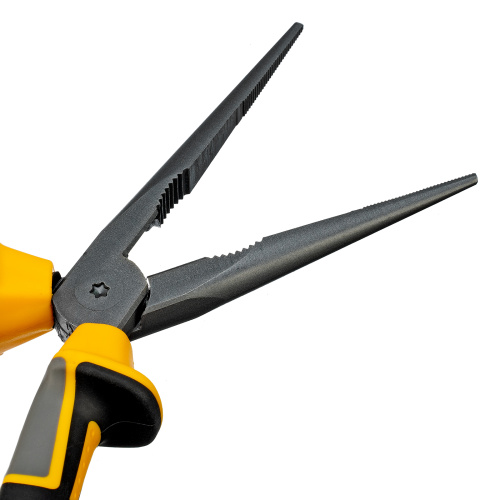 Длинногубцы прямые 205 мм, трехкомпонентные рукоятки Denzel по ценам производителя в Москве с доставкой по всей России