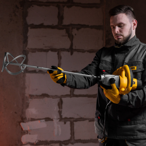 Миксер строительный EM-1-1220, 1220 Вт, 0-480/0-800 об/мин Denzel по ценам производителя в Москве с доставкой по всей России