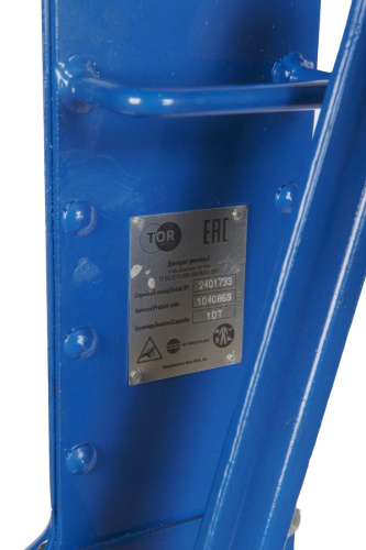 Домкрат реечный TOR ДР 10000 10 т с обрезиненной ручкой по ценам производителя в Москве с доставкой по всей России