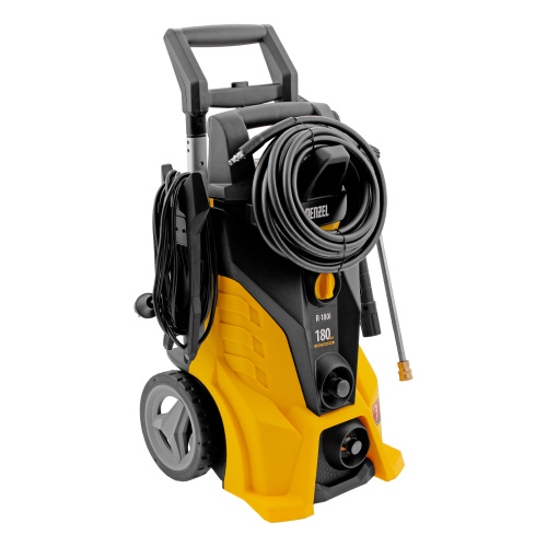 Моечная машина высокого давления R-180i, 2400 Вт, 180 бар, 7.5 л/мин, асинхронный двигатель Denzel по ценам производителя в Москве с доставкой по всей России