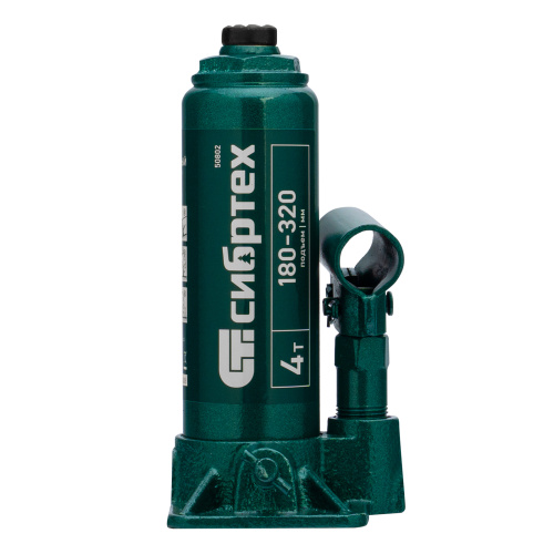 Домкрат гидравлический бутылочный, 4 т, 180-320 мм Сибртех по ценам производителя в Москве с доставкой по всей России