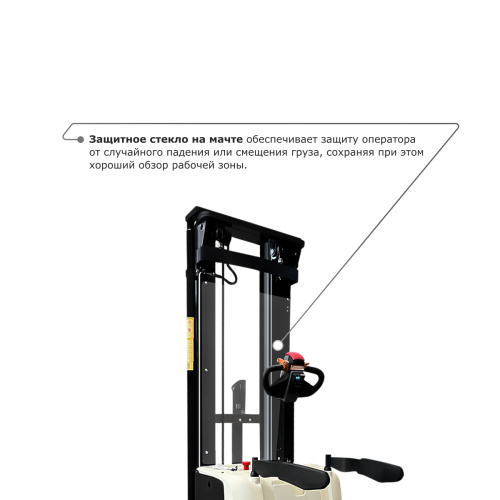 Самоходный электроштабелер PROLIFT M2 SDK 1536 li-ion со свободным подъемом по ценам производителя в Москве с доставкой по всей России