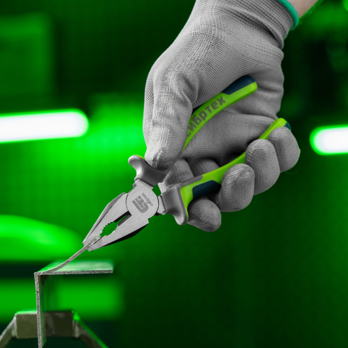 Плоскогубцы комбинированные, 160 мм, фосфатирование, трехкомпонентные рукоятки Сибртех по ценам производителя в Москве с доставкой по всей России