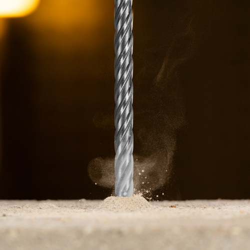 Бур по бетону, цельная крестовая пластина, 8x215 мм, SDS PLUS Denzel по ценам производителя в Москве с доставкой по всей России