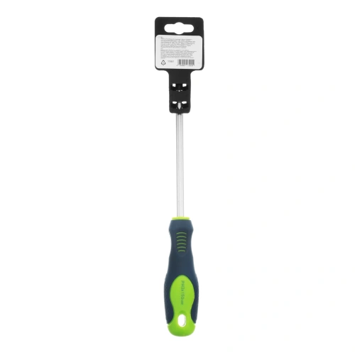 Отвертка, PH3 х 150 мм, CrV, двухкомпонентная рукоятка Сибртех по ценам производителя в Москве с доставкой по всей России