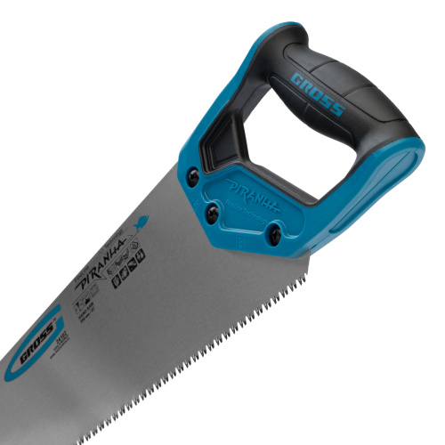 Ножовка по дереву "Piranha", 550 мм, 7-8 TPI, зуб-3D, каленый зуб, двухкомпонентная рукоятка Gross по ценам производителя в Москве с доставкой по всей России