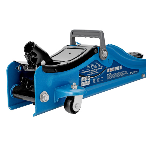 Домкрат гидравлический подкатной в пластиковом кейсе, 2 т, Low Profile, 80-380 мм Stels по ценам производителя в Москве с доставкой по всей России