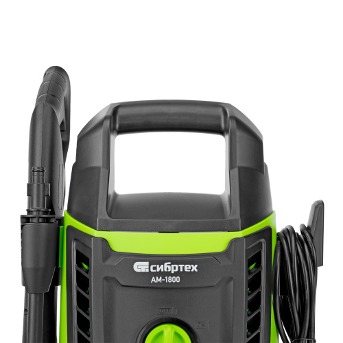 Моечная машина высокого давления АМ-1800, 1800 Вт, 140 бар, 350 л/ч, колесная Сибртех по ценам производителя в Москве с доставкой по всей России