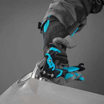 Ножницы по металлу "Piranha", 250 мм, прямой рез, сталь CrMo, двухкомпонентные рукоятки Gross по ценам производителя в Москве с доставкой по всей России