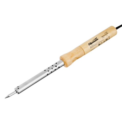 Паяльник с ручкой из дерева, 60 Вт, 220 В Sparta по ценам производителя в Москве с доставкой по всей России
