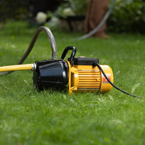 Садовый поверхностный насос GP1100C, 1100 Вт, 4500 л/ч, подъем 46 м, чугун Denzel по ценам производителя в Москве с доставкой по всей России