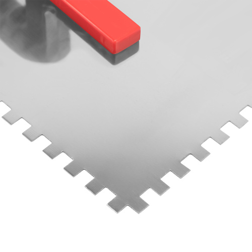 Гладилка стальная, 280 х 130 мм, зеркальная полировка, пластмассовая ручка, зуб 6 х 6 мм Matrix по ценам производителя в Москве с доставкой по всей России