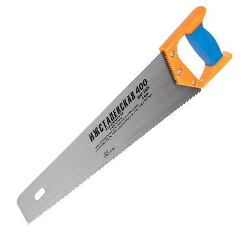 Ножовка по дереву, 400 мм, шаг зубьев 4 мм, пластиковая рукоятка по ценам производителя в Москве с доставкой по всей России