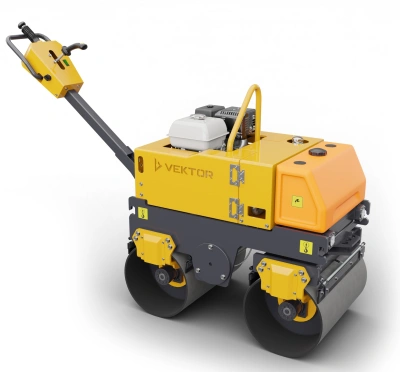 Виброкаток ручной двухвальцовый Vektor VRDR-800C
