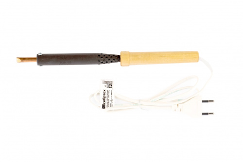 Паяльник электрический ЭПСН-03-80/220, деревянная ручка, Сибртех по ценам производителя в Москве с доставкой по всей России