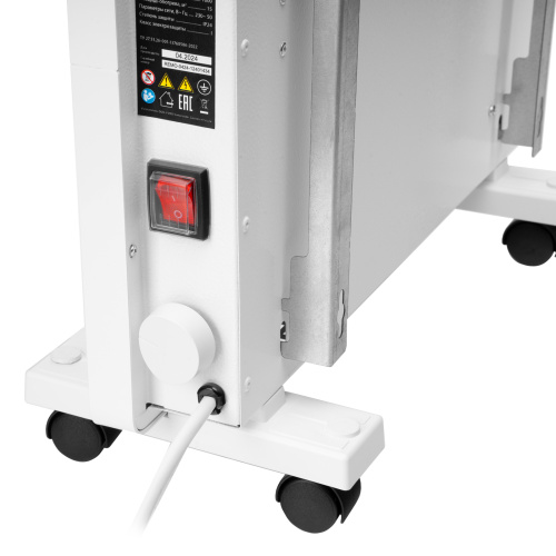 Конвектор электрический КМ-1000.1, 230 В, 1000 Вт, X-образный нагреватель, колеса, термостат MTX по ценам производителя в Москве с доставкой по всей России