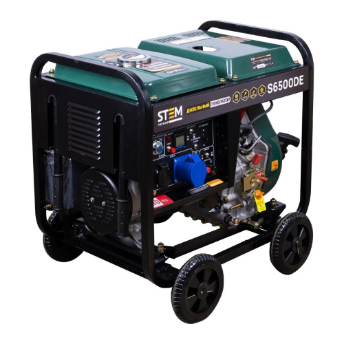 Генератор дизельный STEM Techno S6500DE (6.5 кВт, электростартер, дисплей, подогрев) по ценам производителя в Москве с доставкой по всей России