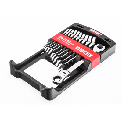 Набор ключей комбинированных, трещоточных шарнирных 11 шт. Matrix по ценам производителя в Москве с доставкой по всей России