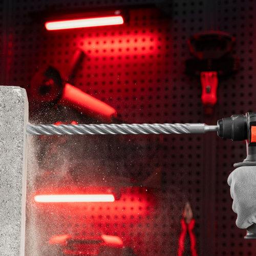 Бур по бетону, 20 x 400 мм, SDS PLUS c крестовой пластиной MATRIX по ценам производителя в Москве с доставкой по всей России