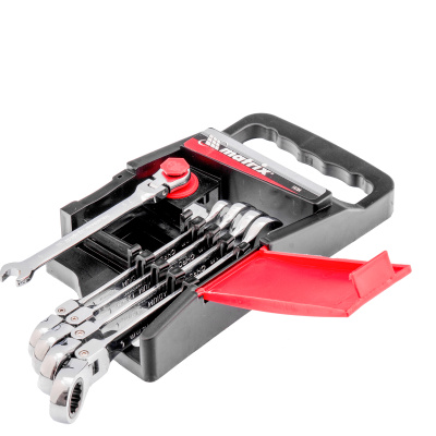 Набор ключей комбинированных, трещоточных шарнирных 5 шт. Matrix по ценам производителя в Москве с доставкой по всей России