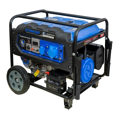 Генератор бензиновый Dinking DKA8500EW (8,5кВт, электростартер, 17лс, колёса, АВР) по ценам производителя в Москве с доставкой по всей России