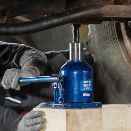 Домкрат гидравлический бутылочный телескопический, 10 т, H подъема 170-430 мм Stels по ценам производителя в Москве с доставкой по всей России