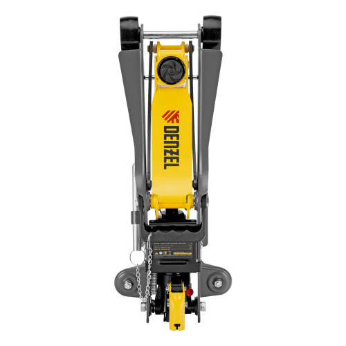 Домкрат гидравлический подкатной с фиксатором, 2,5 т,  85-385 мм, в пласт. кейсе Denzel по ценам производителя в Москве с доставкой по всей России