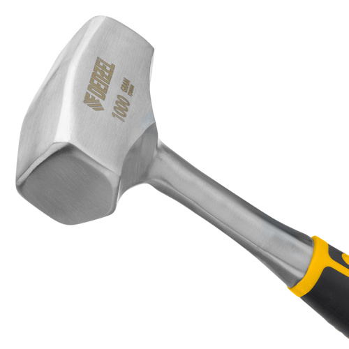 Кувалда 1 кг, цельнометаллическая, двухкомпонентная рукоятка Denzel по ценам производителя в Москве с доставкой по всей России