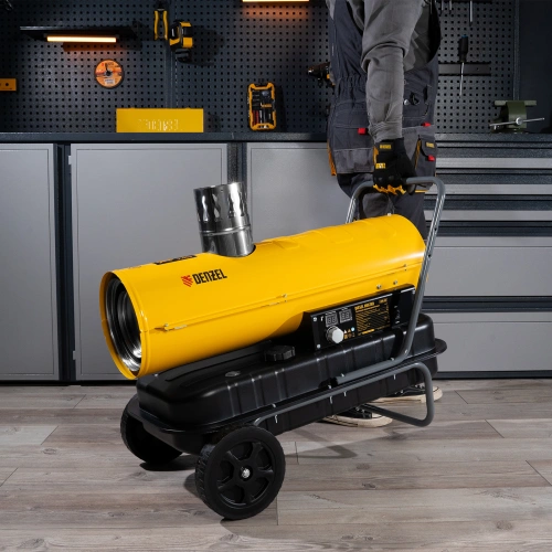 Дизельная тепловая пушка NHG-20i, 20 кВт, 600 м3/ч, непрямой нагрев, цифровой термостат Denzel по ценам производителя в Москве с доставкой по всей России