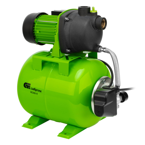 Насосная станция НС650-П, 650 Вт, напор 37 м, 3200 л/ч, ресивер 19 л Сибртех по ценам производителя в Москве с доставкой по всей России