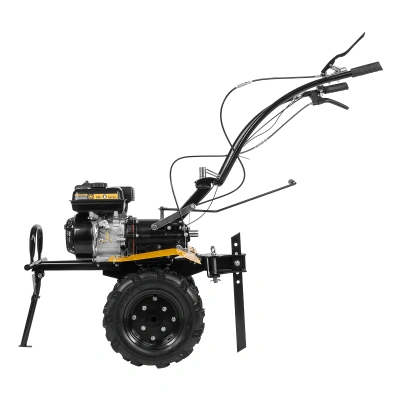 Мотоблок DPT-270X, 7 л.с., диск.сцеп, шир 90 см, глуб 35 см,фрез 3х4,ВОМ,скор 2В/1Н,кол 8" Denzel по ценам производителя в Москве с доставкой по всей России