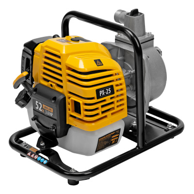 Мотопомпа бензиновая для чистой воды PX-25, 52 см3, 1", 170 л/мин, глуб 8 м, напор 30 м Denzel по ценам производителя в Москве с доставкой по всей России