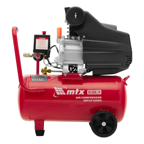 Компрессор воздушный DC1500L/24, 1,5 кВт, 24 л, 210 л/мин MTX по ценам производителя в Москве с доставкой по всей России