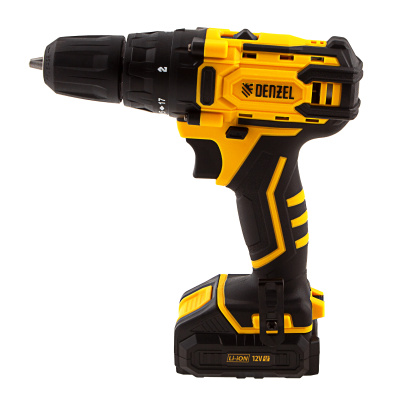 Дрель-шуруповерт аккумуляторная CDL-12-01CB, Li-Ion, 12 В, 1 акк. Denzel по ценам производителя в Москве с доставкой по всей России