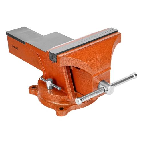 Тиски слесарные, 200 мм, поворотные, с наковальней Sparta по ценам производителя в Москве с доставкой по всей России