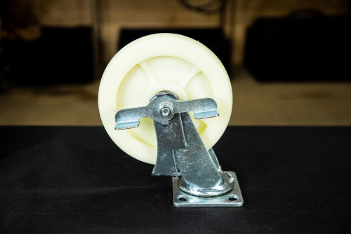 Колесо большегрузное поворотное SCdnb 80 200 мм полипропиленовое с тормозом по ценам производителя в Москве с доставкой по всей России