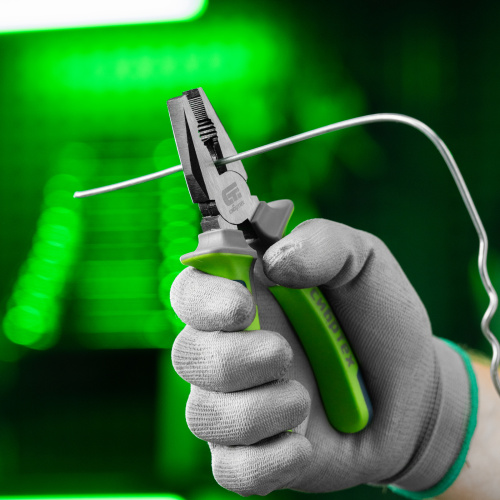 Плоскогубцы комбинированные, 160 мм, фосфатирование, трехкомпонентные рукоятки Сибртех по ценам производителя в Москве с доставкой по всей России