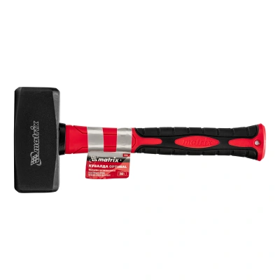 Кувалда optimal, 2000 г, фибергласовая обрезиненная рукоятка Matrix по ценам производителя в Москве с доставкой по всей России