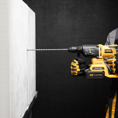 Бур по бетону, двойная спираль, три пылеотводящие кромки, 8 x 310 мм DENZEL по ценам производителя в Москве с доставкой по всей России