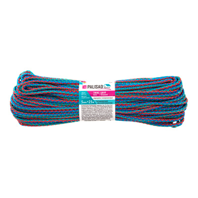 Шнур бельевой полипропиленовый с сердечником, 5 мм L 25 м, цветной, Home Palisad по ценам производителя в Москве с доставкой по всей России
