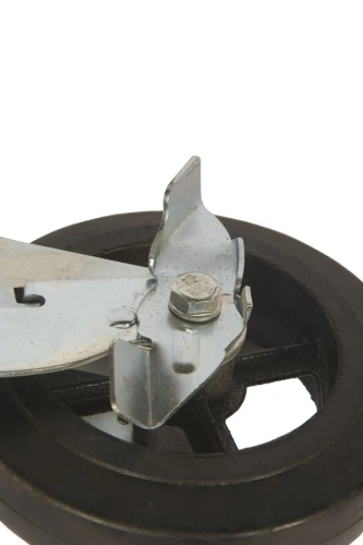 Колесо большегрузное поворотное SCdb 80 200 мм обрезиненное с тормозом (N) по ценам производителя в Москве с доставкой по всей России