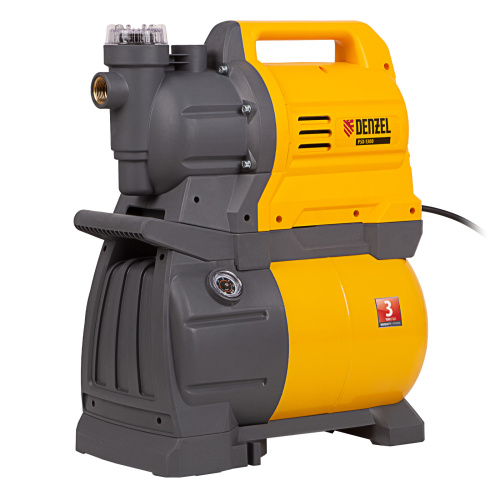 Насосная станция PSХ1300, Х-Pro, 1300 Вт, 4500 л/ч, ресивер 24 л, подъем 48 м Denzel по ценам производителя в Москве с доставкой по всей России