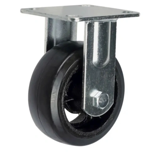 Колесо большегрузное неповоротное FCd 46 100 мм обрезиненное РФ купить в Москве с доставкой по всей России | ProtosMarket.ru