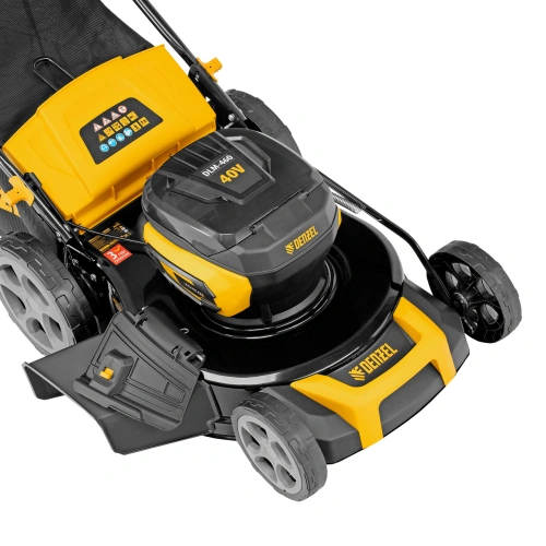 Газонокосилка аккумуляторная бесщет. DLM-460, 460 мм, травосб. 65 л., Li-Ion, 40 В Denzel по ценам производителя в Москве с доставкой по всей России