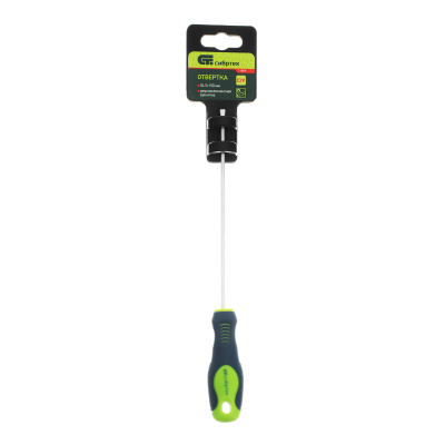 Отвертка, SL3 х 150 мм, CrV, двухкомпонентная рукоятка Сибртех по ценам производителя в Москве с доставкой по всей России