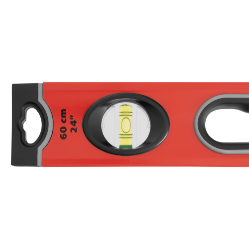 Уровень алюминиевый, 600 мм, 3 глазка, ударопрочные заглушки, двухкомпонентные ручки Matrix ProFI по ценам производителя в Москве с доставкой по всей России