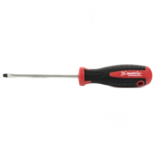 Отвертка Profi, SL5.5 х 100 мм, S2, двухкомпонентная рукоятка Matrix по ценам производителя в Москве с доставкой по всей России