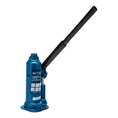 Домкрат гидравлический бутылочный, 2 т, h подъема 178-338 мм Stels по ценам производителя в Москве с доставкой по всей России